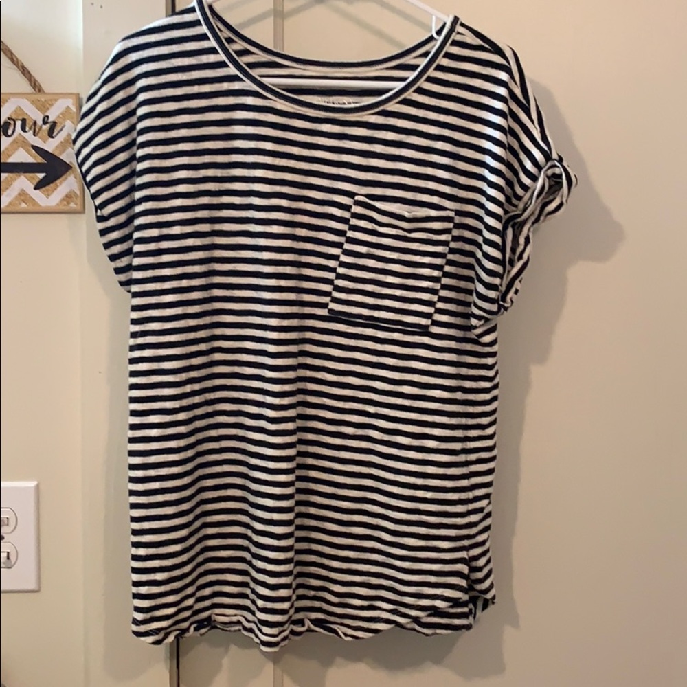 Stripe top lounge shirt